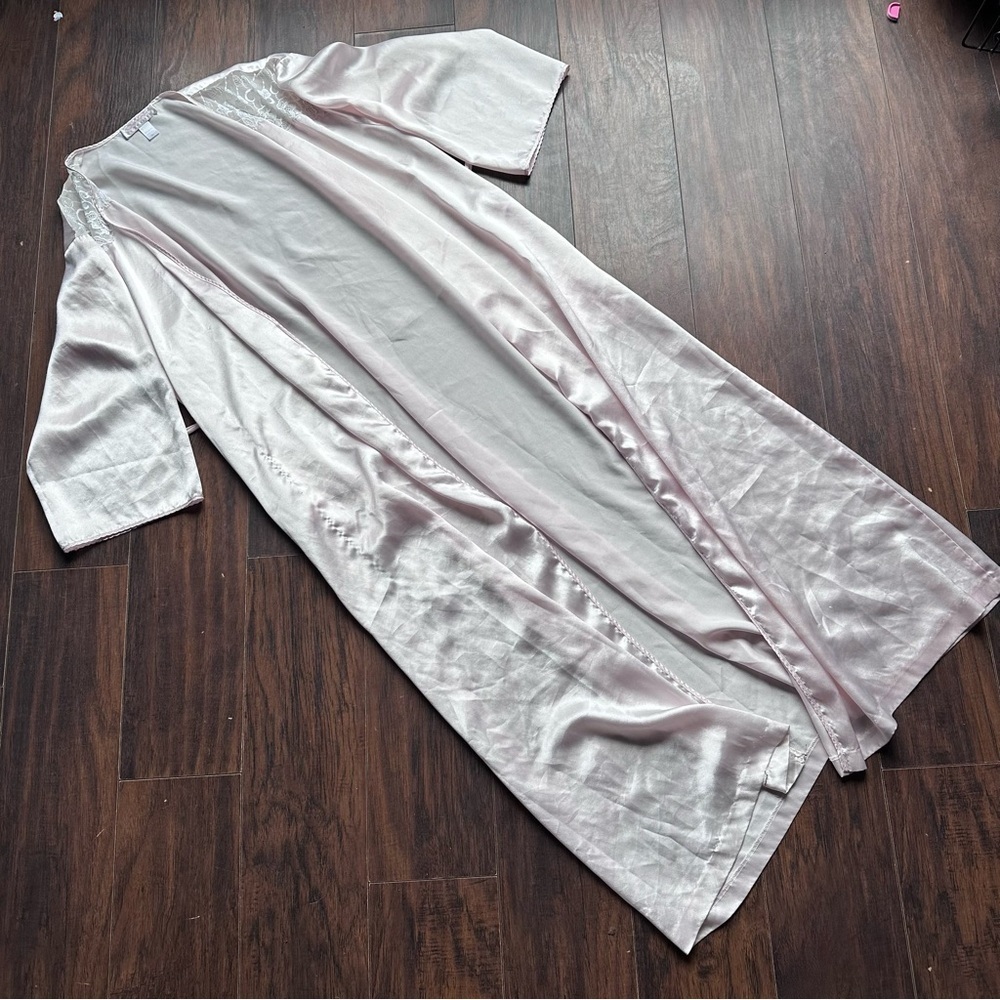 VTG Oscar De La Renta Satin Long Robe